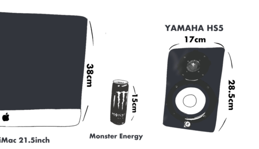 DTM用に　モニタースピーカー　HS5 レビューと説明